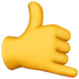 Call me hand emoji